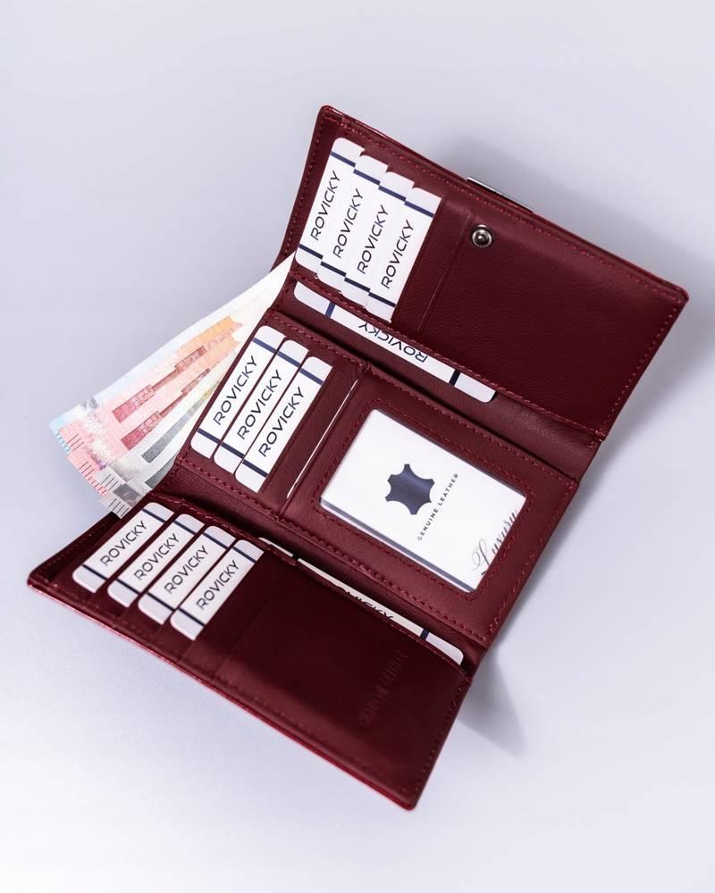 Odinė ir dirbtinės odos piniginė RFID ROVICKY RPX-23-3