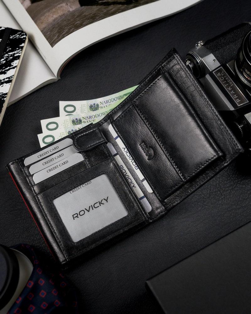 Piniginė vyrams Rovicky 1552-03-BOR RFID