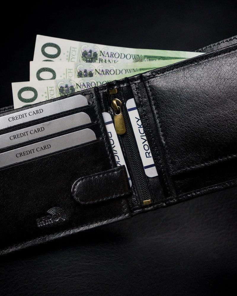 Piniginė vyrams Rovicky 1567-03-BOR RFID