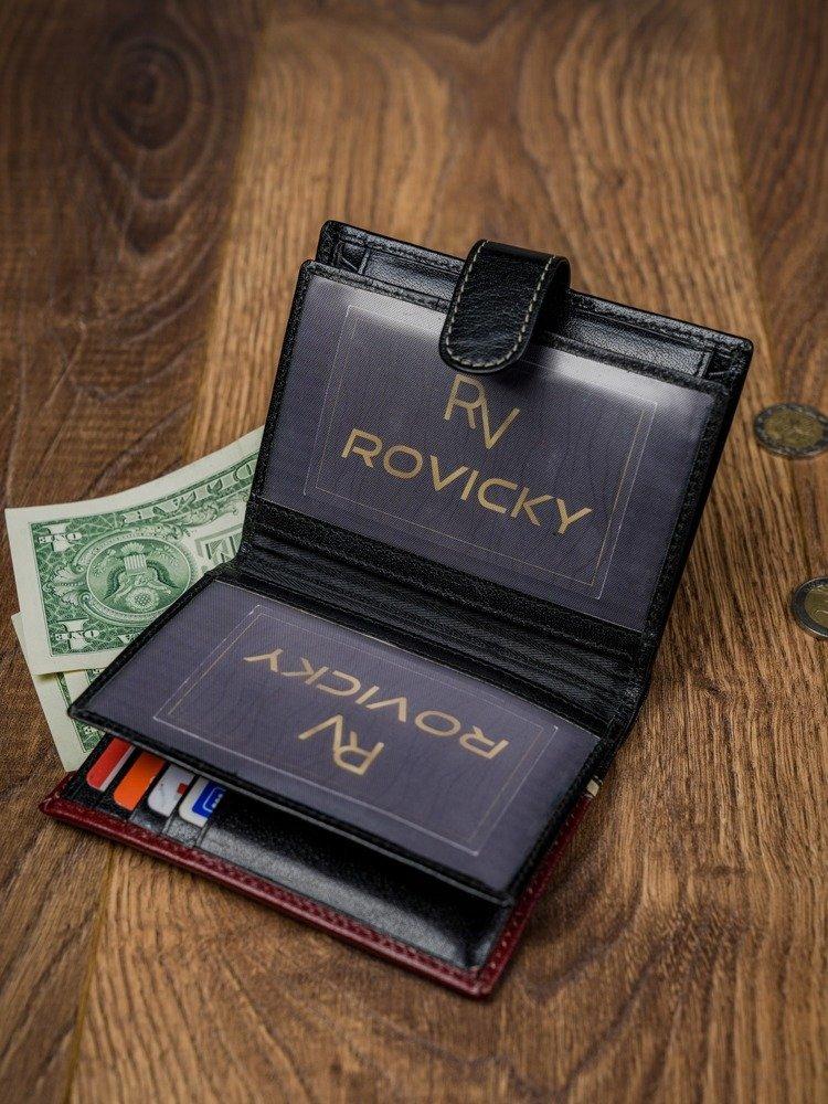 Rovicky 331-RBA-D RFID odinė vyriška piniginė