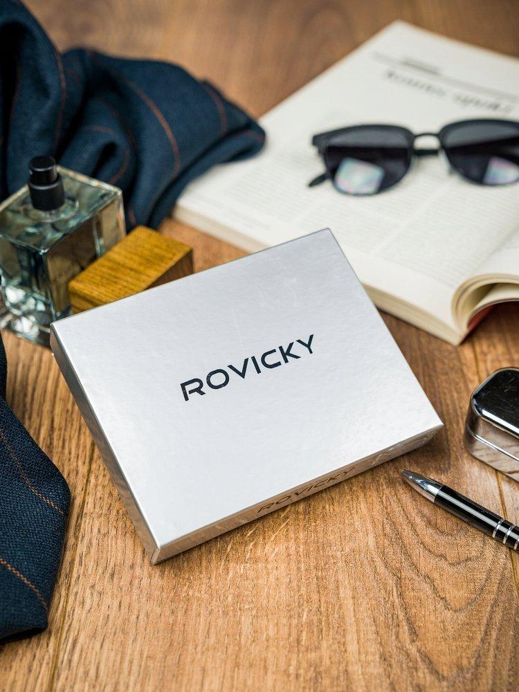 Rovicky 331L-RBA-D RFID odinė vyriška piniginė