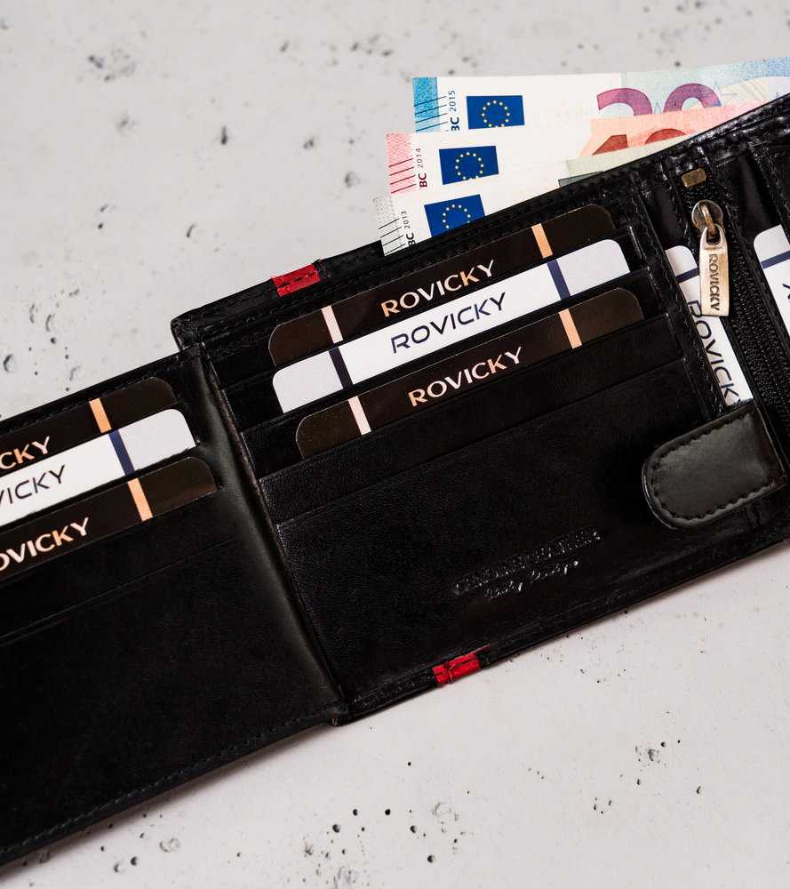 Vyriška piniginė Rovicky N992-RVTP RFID