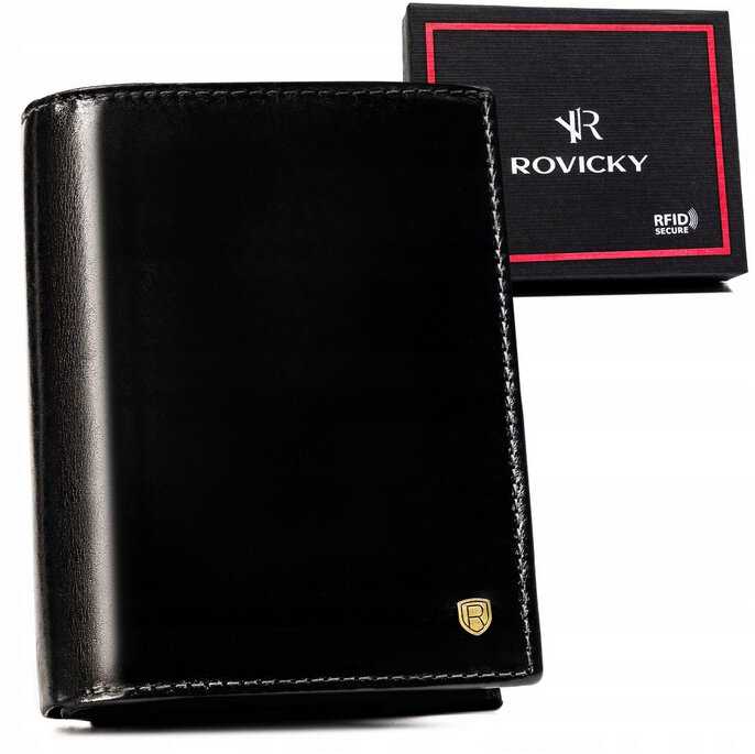 Didelė vyriška odinė piniginė - Rovicky