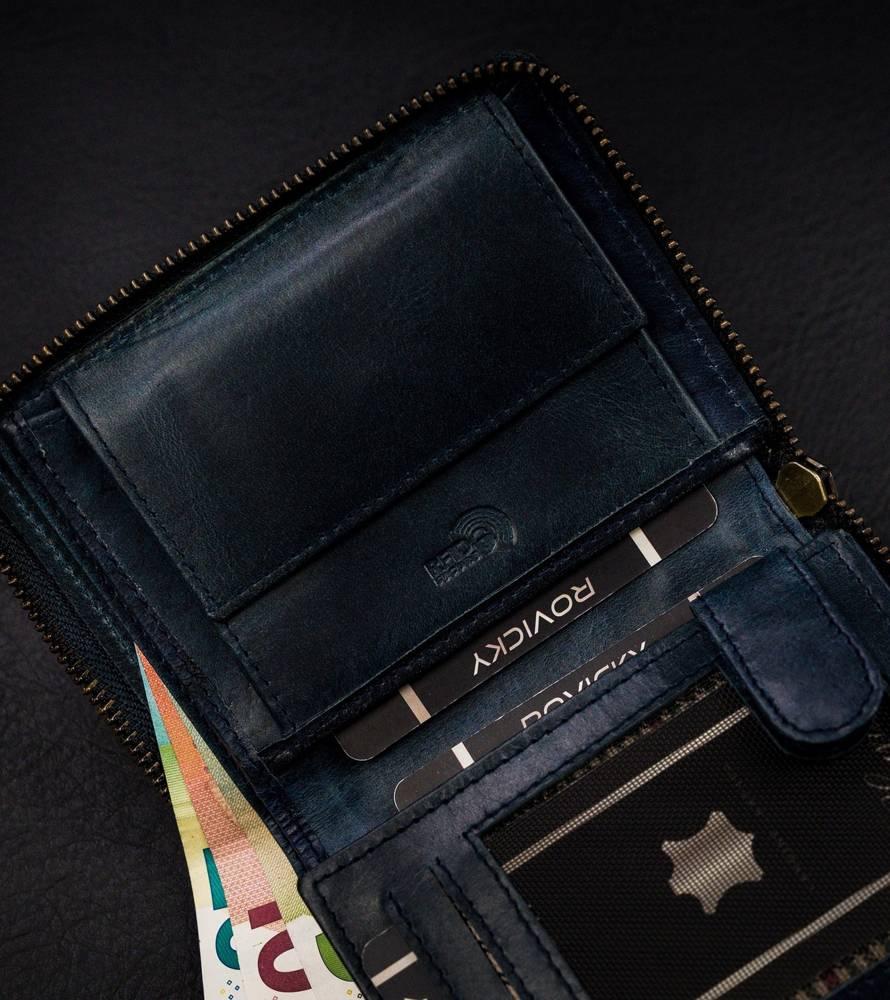Always Wild Didelė vertikalios padėties odinė piniginė su RFID sistema. Visada Laukinis