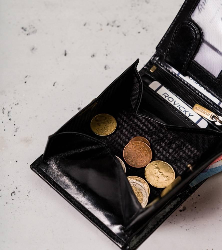 Didelė, horizontali vyriška piniginė iš natūralios odos – Peterson