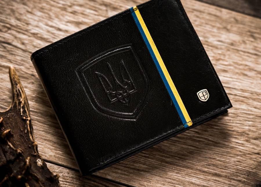 Vyriška odinė piniginė horizontaliai su RFID sistema Petersonas