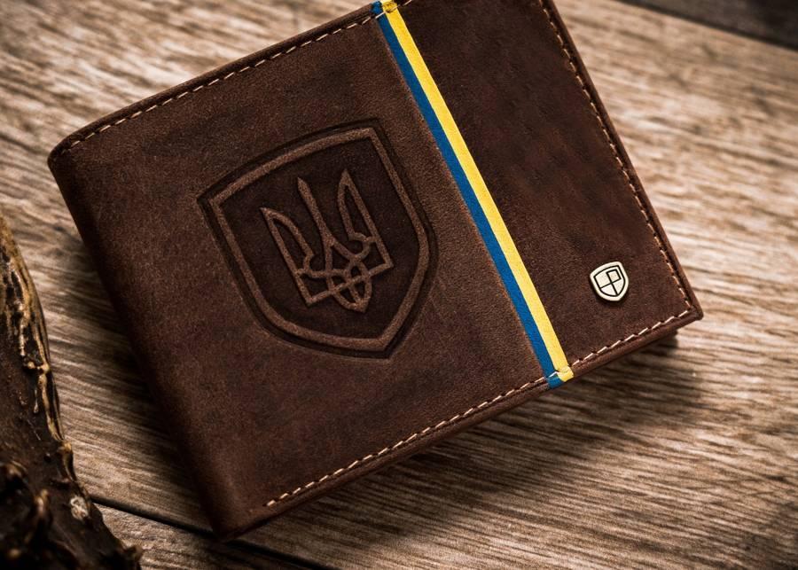 Vyriška odinė piniginė horizontaliai su RFID sistema Petersonas