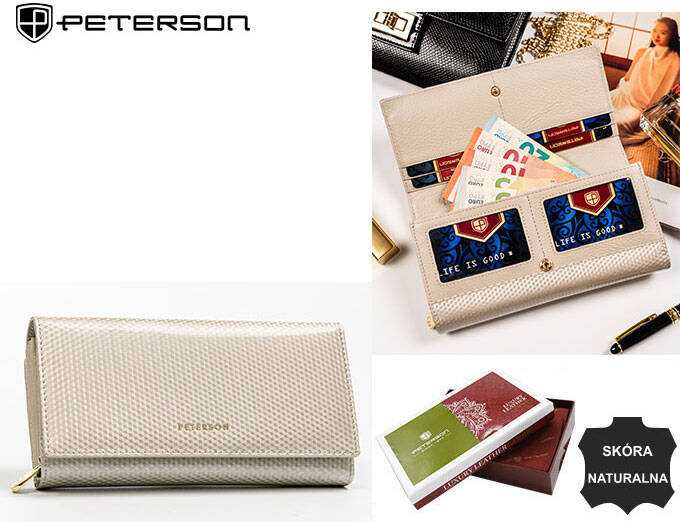Piniginė moterims Peterson PTN 42100-SBR-BE
