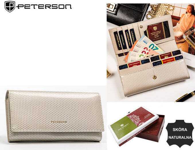 Piniginė moterims Peterson PTN 42122-SBR-BE