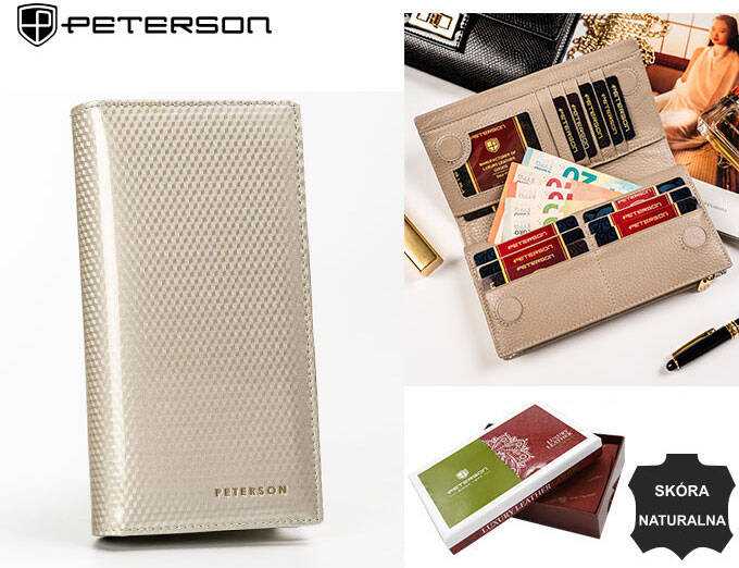 Piniginė moterims Peterson PTN 421431-SBR-BE