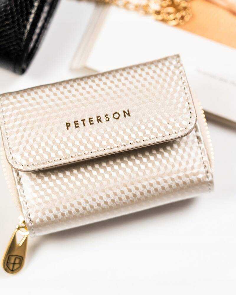 Peterson PTN 423229-SBR-BE moteriška odinė piniginė