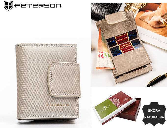 Piniginė moterims Peterson PTN 42329-SBR-BE