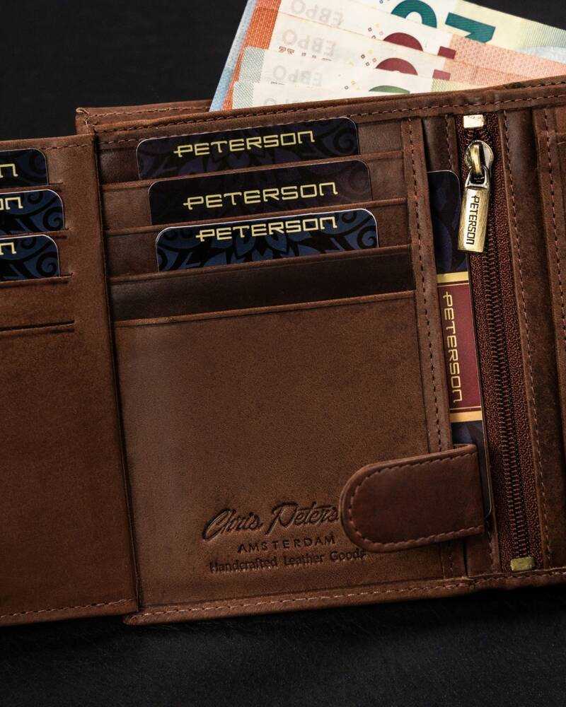 Peterson PTN N4-BE-TRAVEL vyriška odinė piniginė