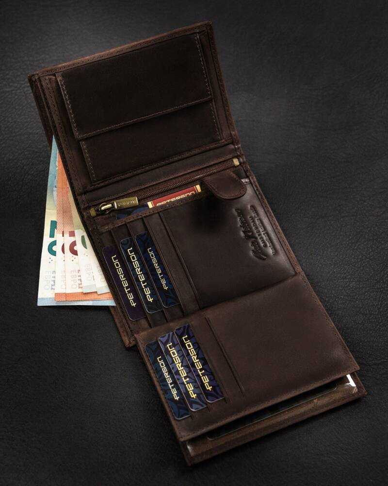 Peterson PTN N4-BE-TRAVEL vyriška odinė piniginė