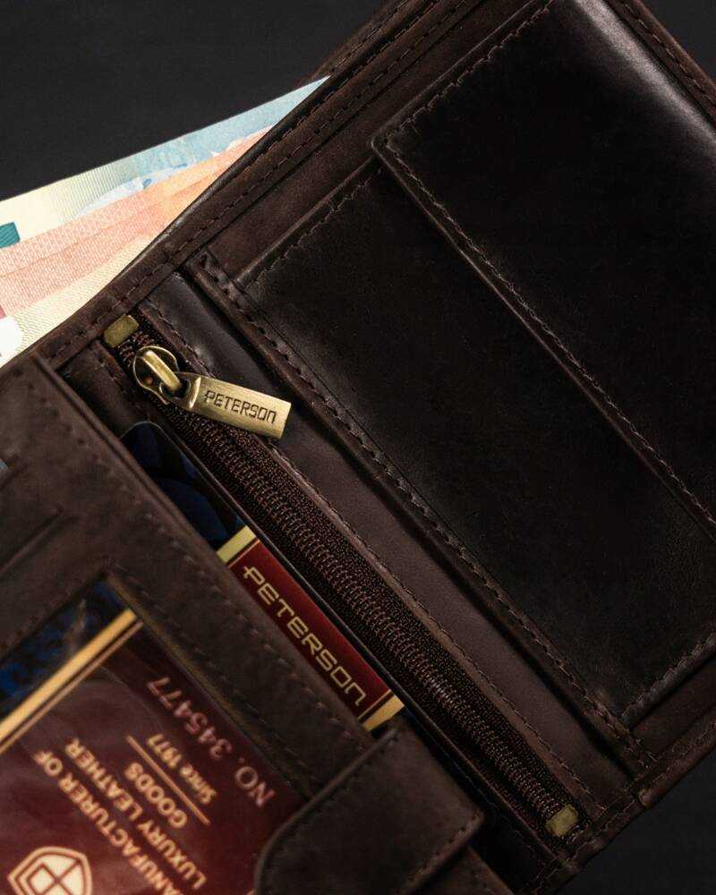 Peterson PTN N4-BE-TRAVEL vyriška odinė piniginė