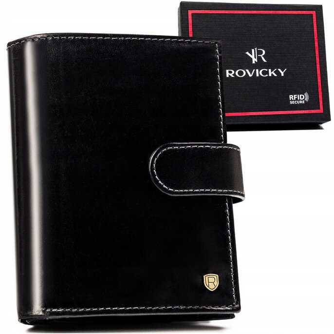 Didelė vyriška odinė piniginė - Rovicky