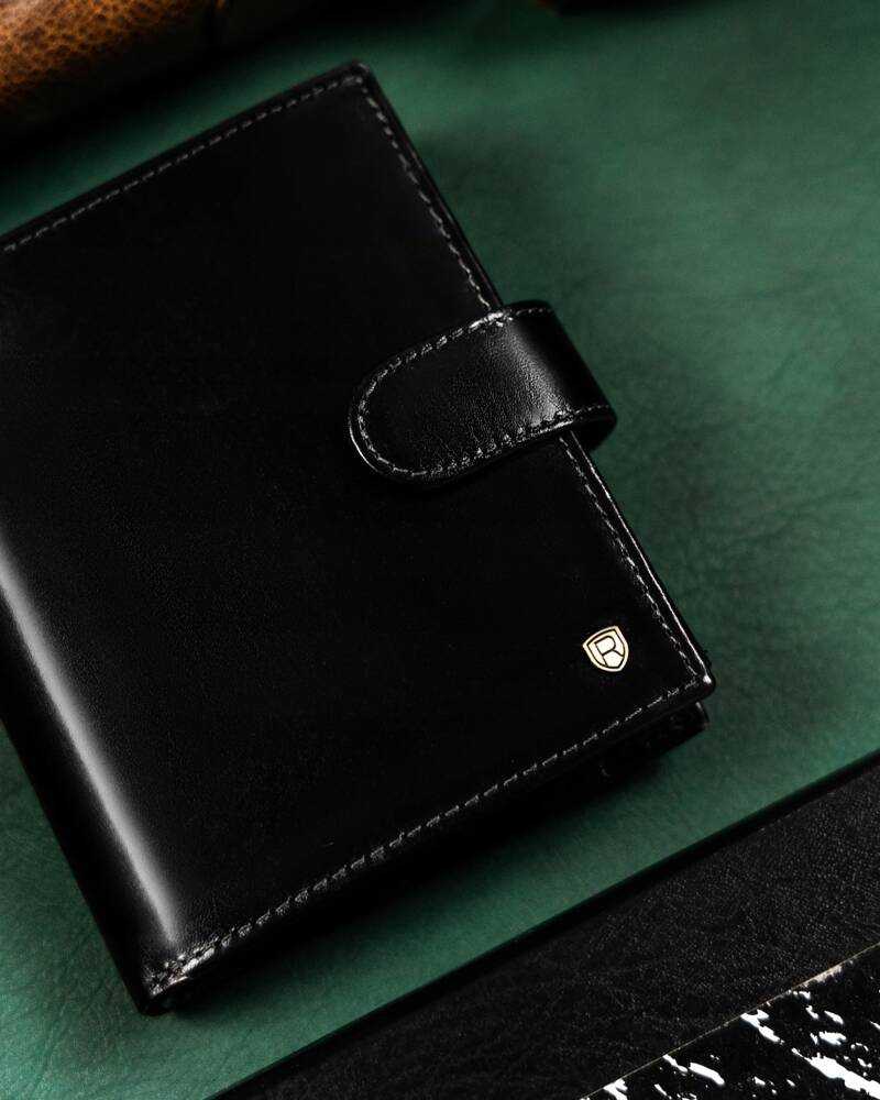 Didelė vyriška odinė piniginė su RFID sistema – Rovicky