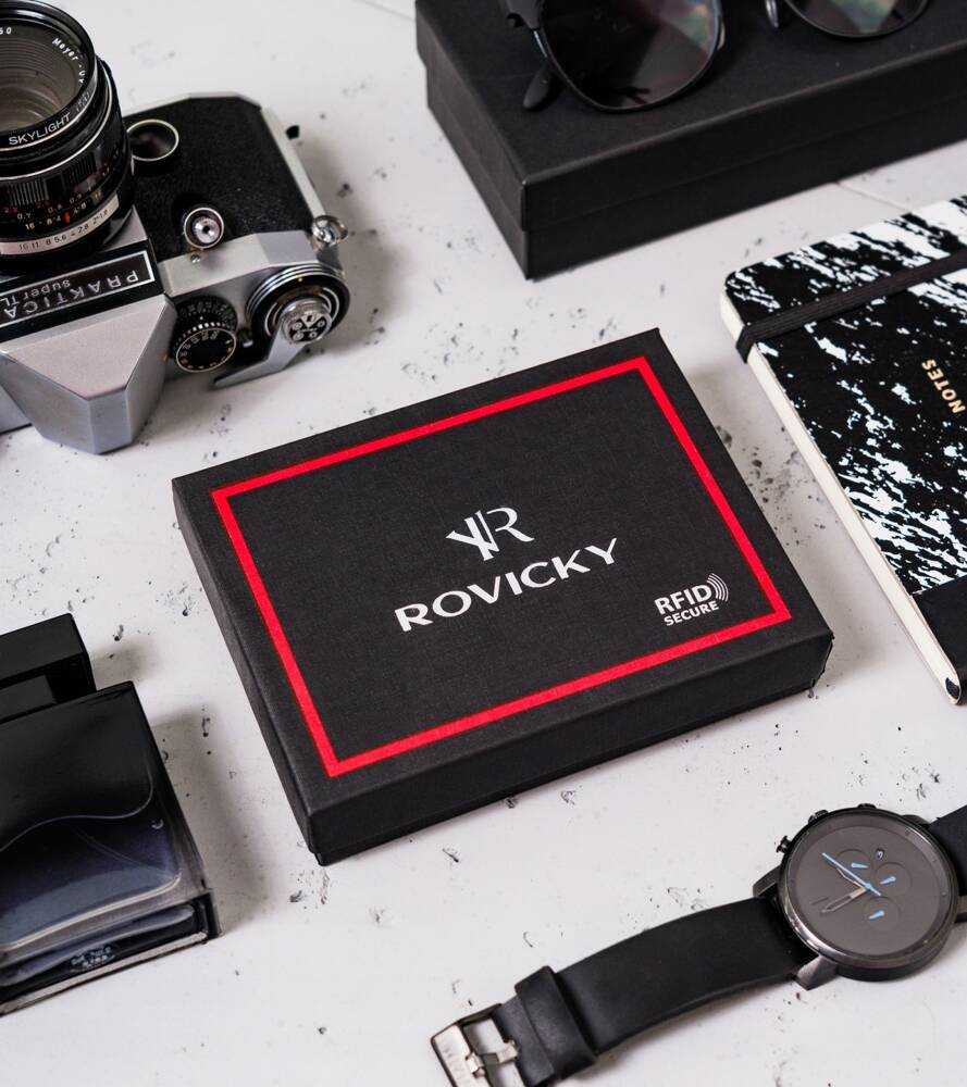 Piniginė vyrams Rovicky N01L-RVTP RFID