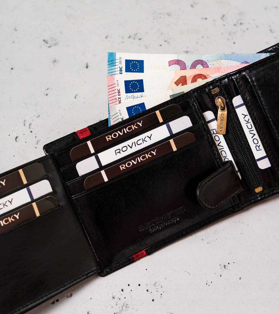 Vyriška piniginė Rovicky N61L-RVTP RFID