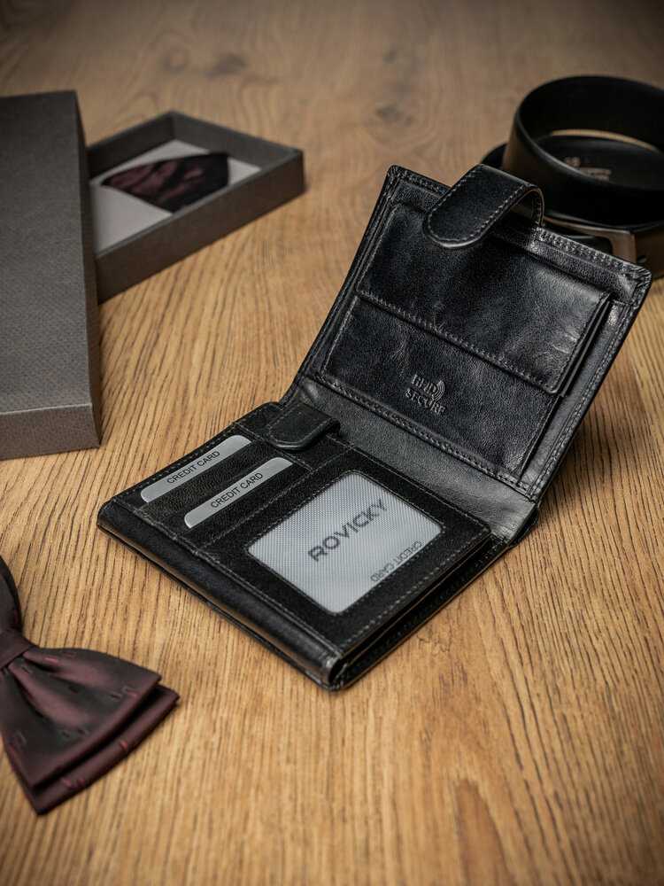 Vyriška piniginė Rovicky PC-102L-BAR RFID