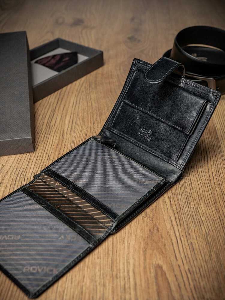 Vyriška piniginė Rovicky PC-102L-BAR RFID