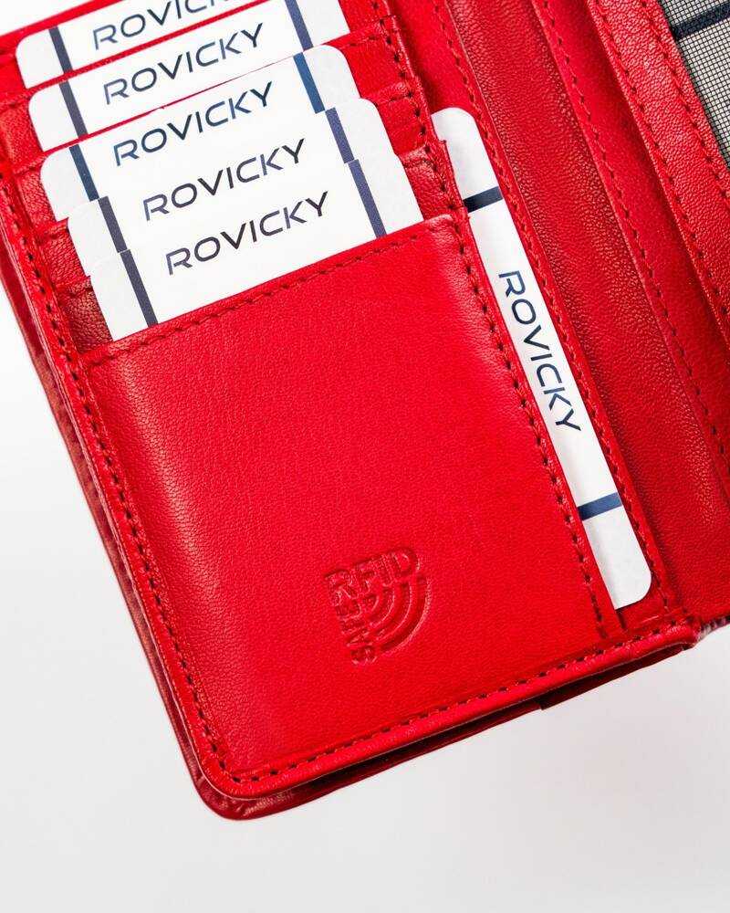 Rovicky R-613-DDW moteriška odinė piniginė