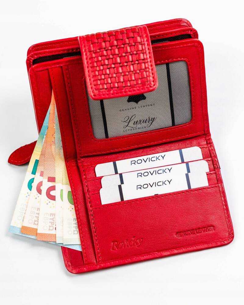 Rovicky R-613-DDW moteriška odinė piniginė