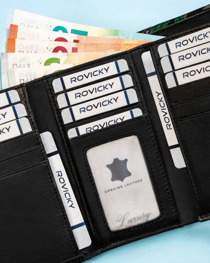 Rovicky R-N55020-ART-21 moteriška odinė piniginė