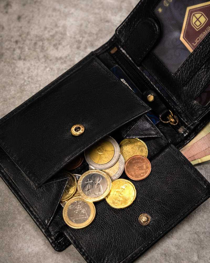 RING Odinė piniginė+raktų pakabukas rinkinys PETERSON PTN SET-M-N994-GVT