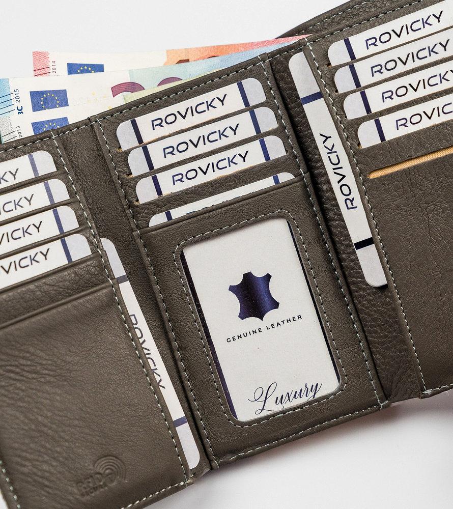 Aukštos kokybės lakuota moteriška piniginė, dekoruota gyvatės raštu — Rovicky