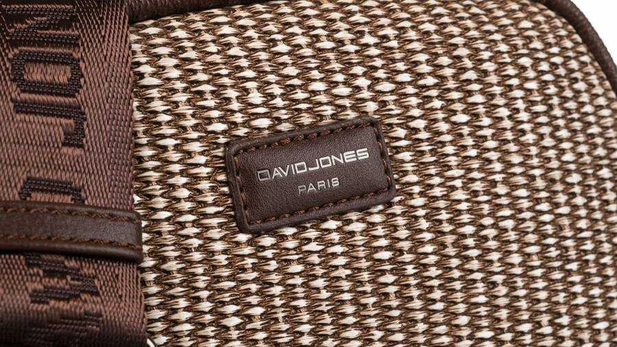 Moteriška maža „David Jones“ rankinė per petį iš ekologiškos odos, juoda
