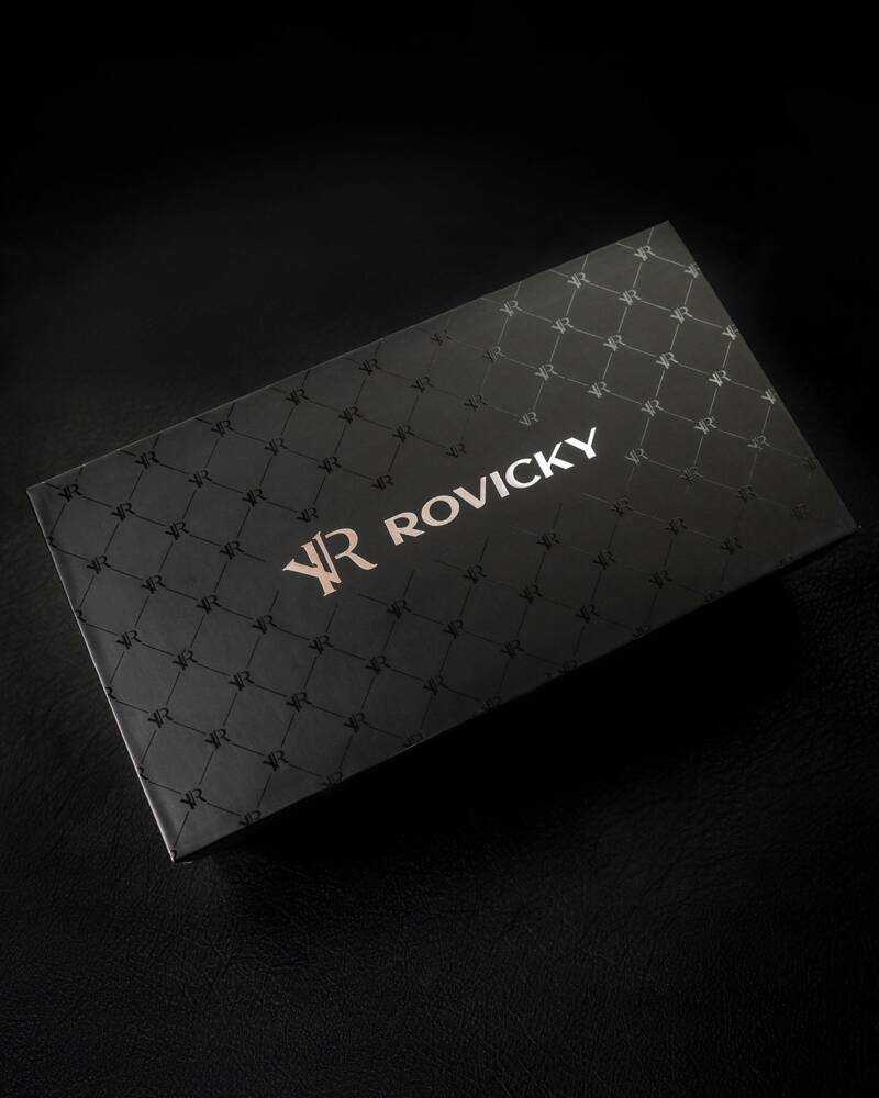 Dovanų rinkinys: stilinga piniginė ir dirželis iš eko odos - Rovicky