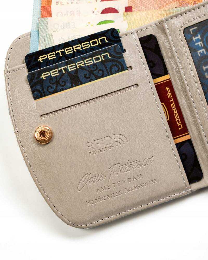 Peterson PTN 1830-F8 moteriška eko odos piniginė