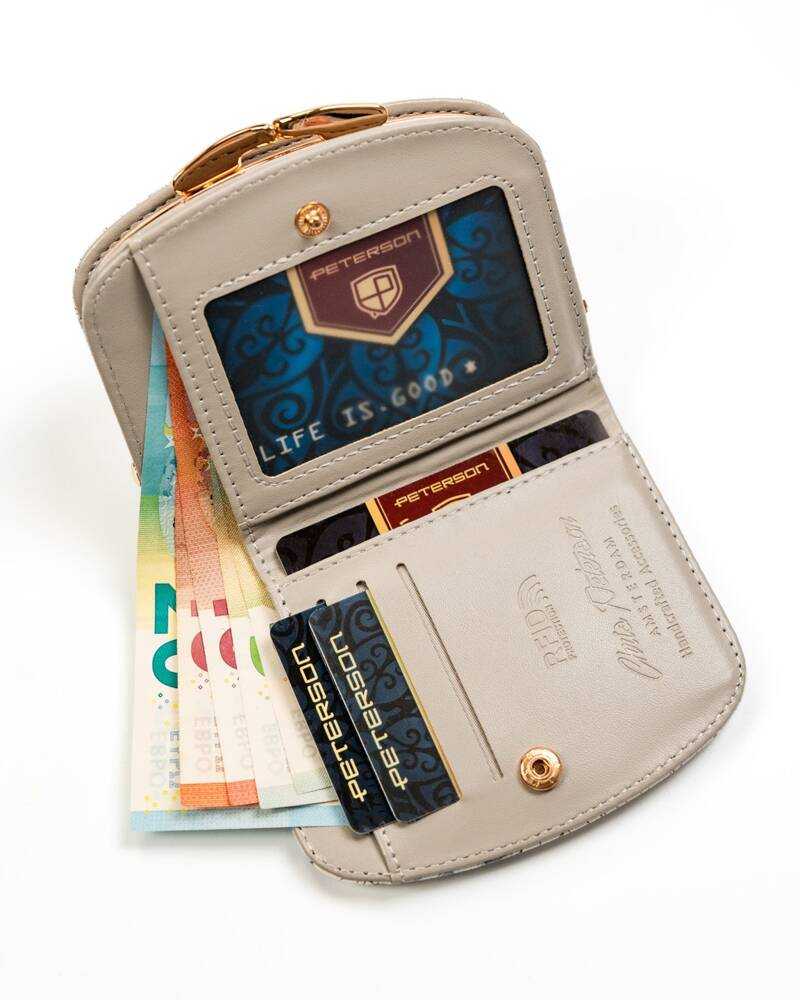 Peterson PTN 1830-F8 moteriška eko odos piniginė