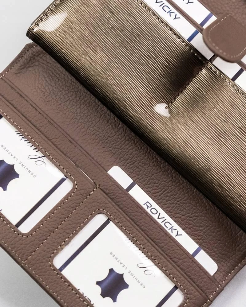 Natūralios odos moteriška piniginė Pierre Cardin 05 LINE 102, pilka