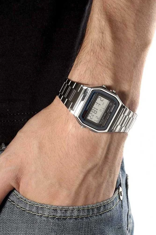 Laikrodis vyrams CASIO A158WA-1A (zd093a) - KLASYKA