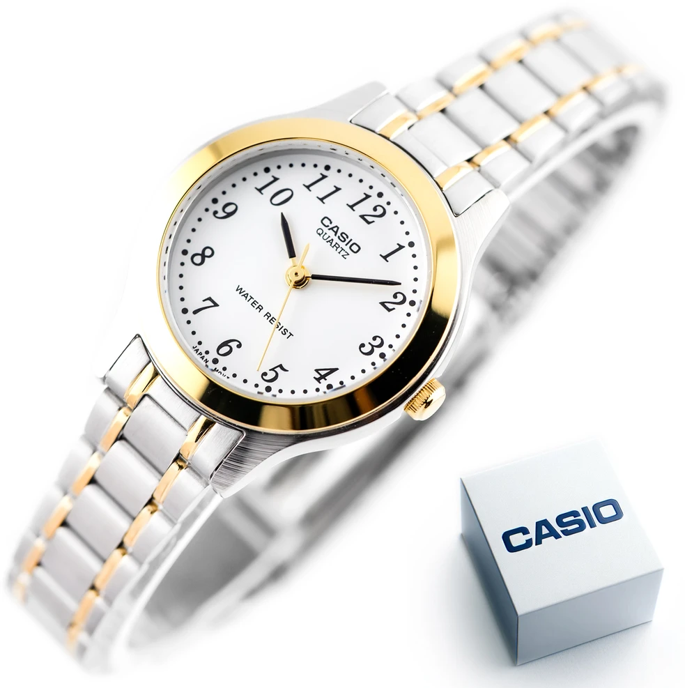 Moteriškas laikrodis CASIO LTP-1128G-7B (zd554b) + BOX