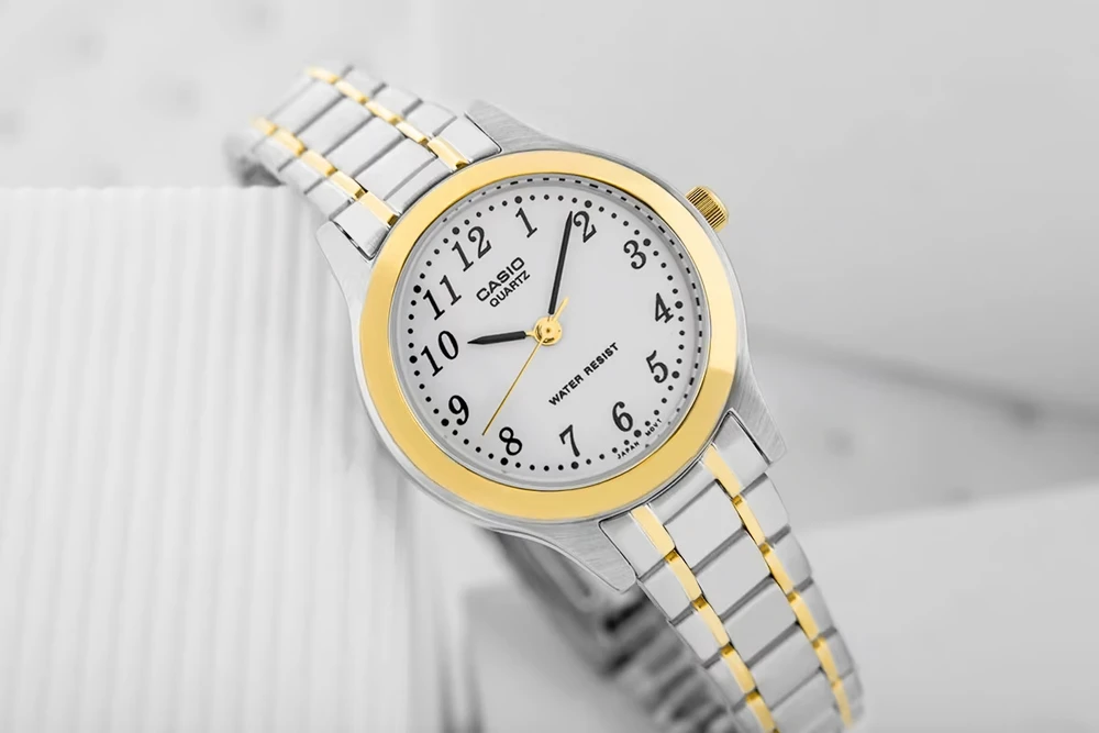 Moteriškas laikrodis CASIO LTP-1128G-7B (zd554b) + BOX