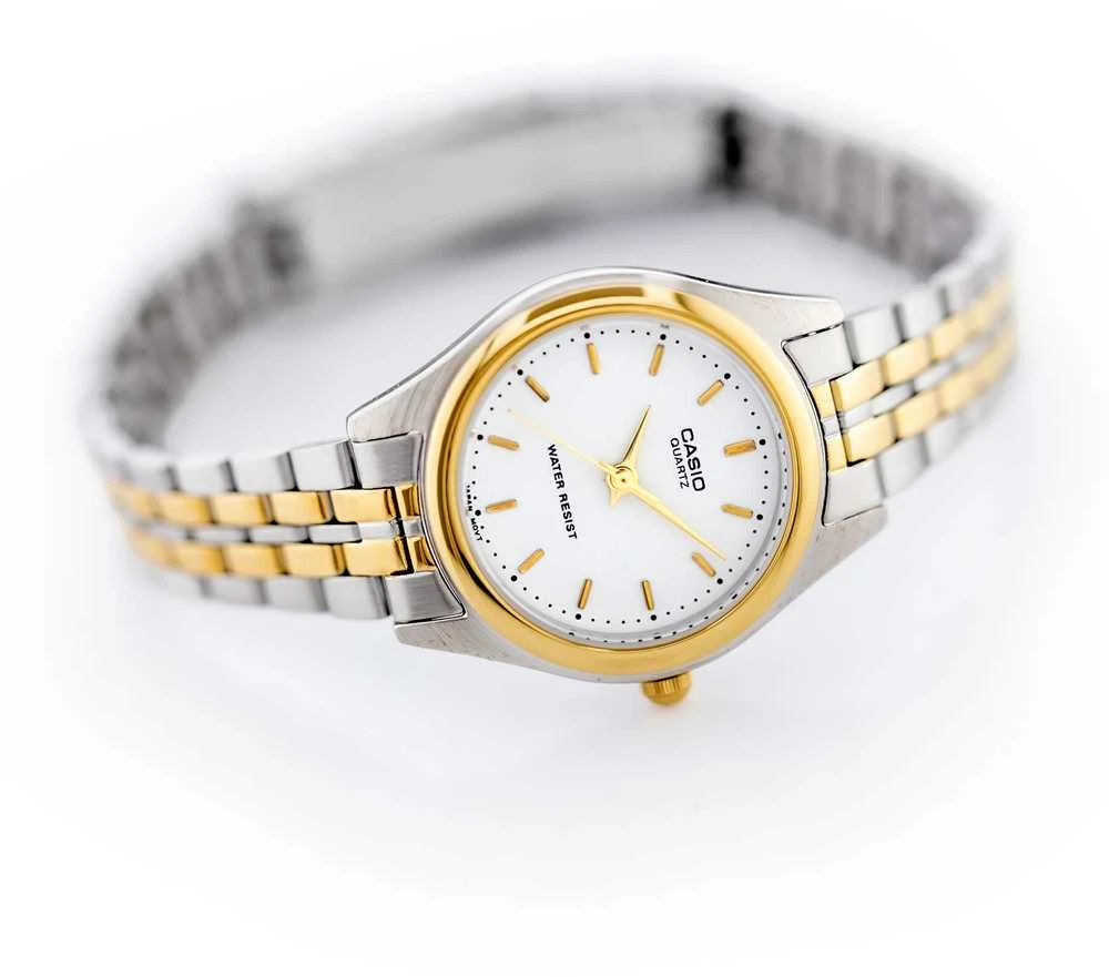 CASIO LTP-1129G-7A MOTERIS LAIKRODIS (zd602c) + DĖŽĖ