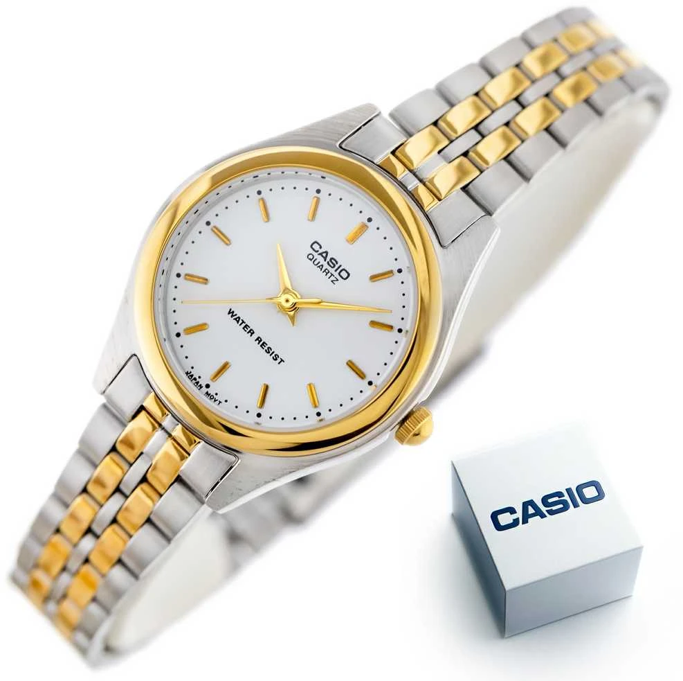 CASIO LTP-1129G-7A MOTERIS LAIKRODIS (zd602c) + DĖŽĖ