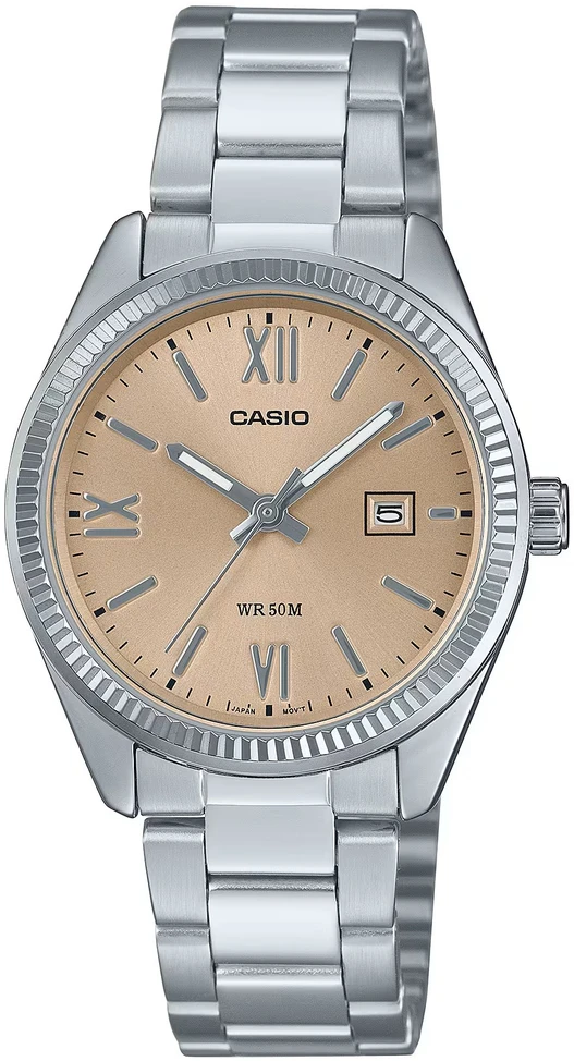 Laikrodis Casio Kolekcija Vintage CASIO COLLECTION LADY DATE - Šampanas LTP-1302DD-4A2VDF