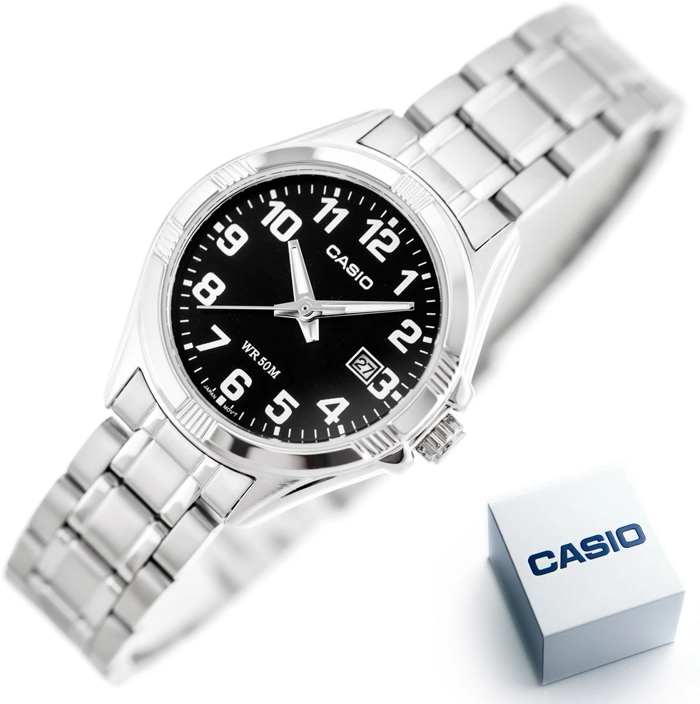 MOTERIŠKAS LAIKRODIS CASIO LTP-1308D-1B (zd605a) + DĖŽĖ