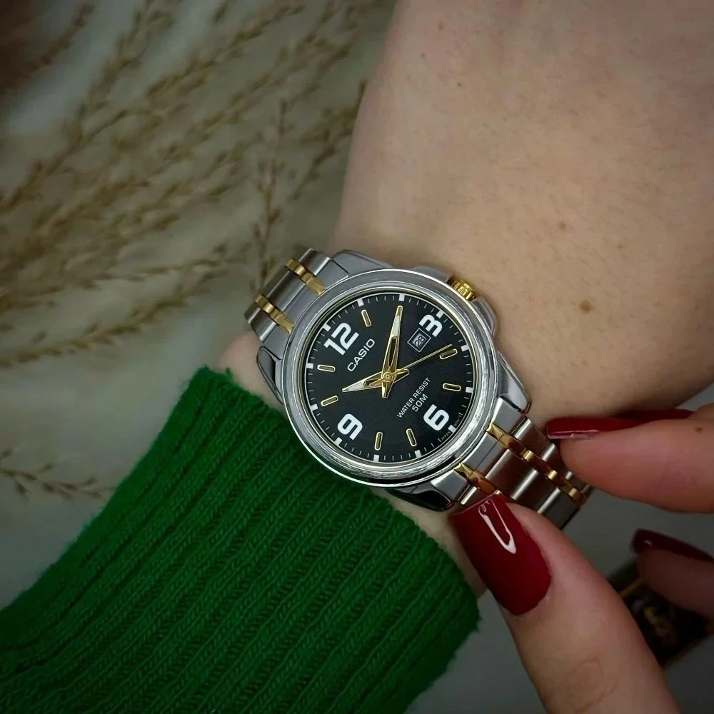 Moteriškas laikrodis CASIO LTP-1314SG-1A (zd574d) + BOX