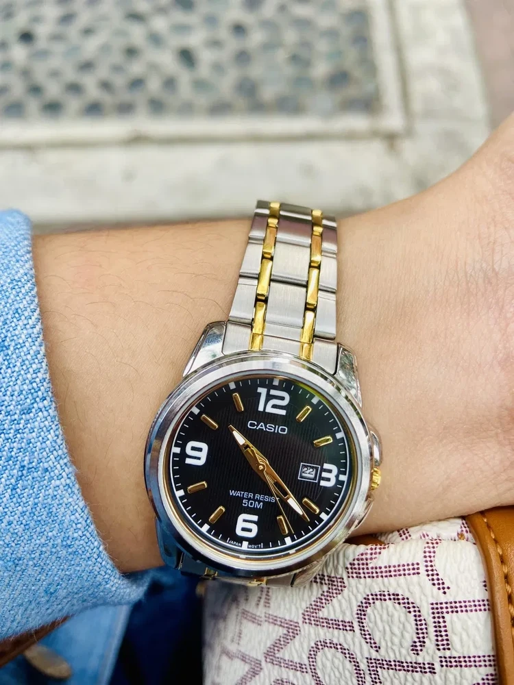 Moteriškas laikrodis CASIO LTP-1314SG-1A (zd574d) + BOX