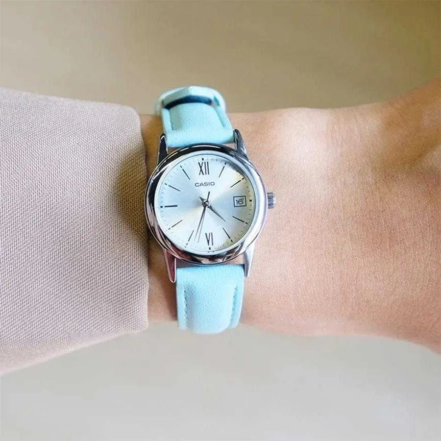 Moteriškas laikrodis CASIO LTP-V002L-2B3 (zd584l) + BOX