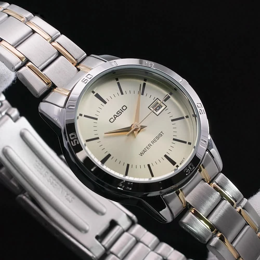 Moteriškas laikrodis CASIO LTP-V004SG-9A (zd568f) + BOX