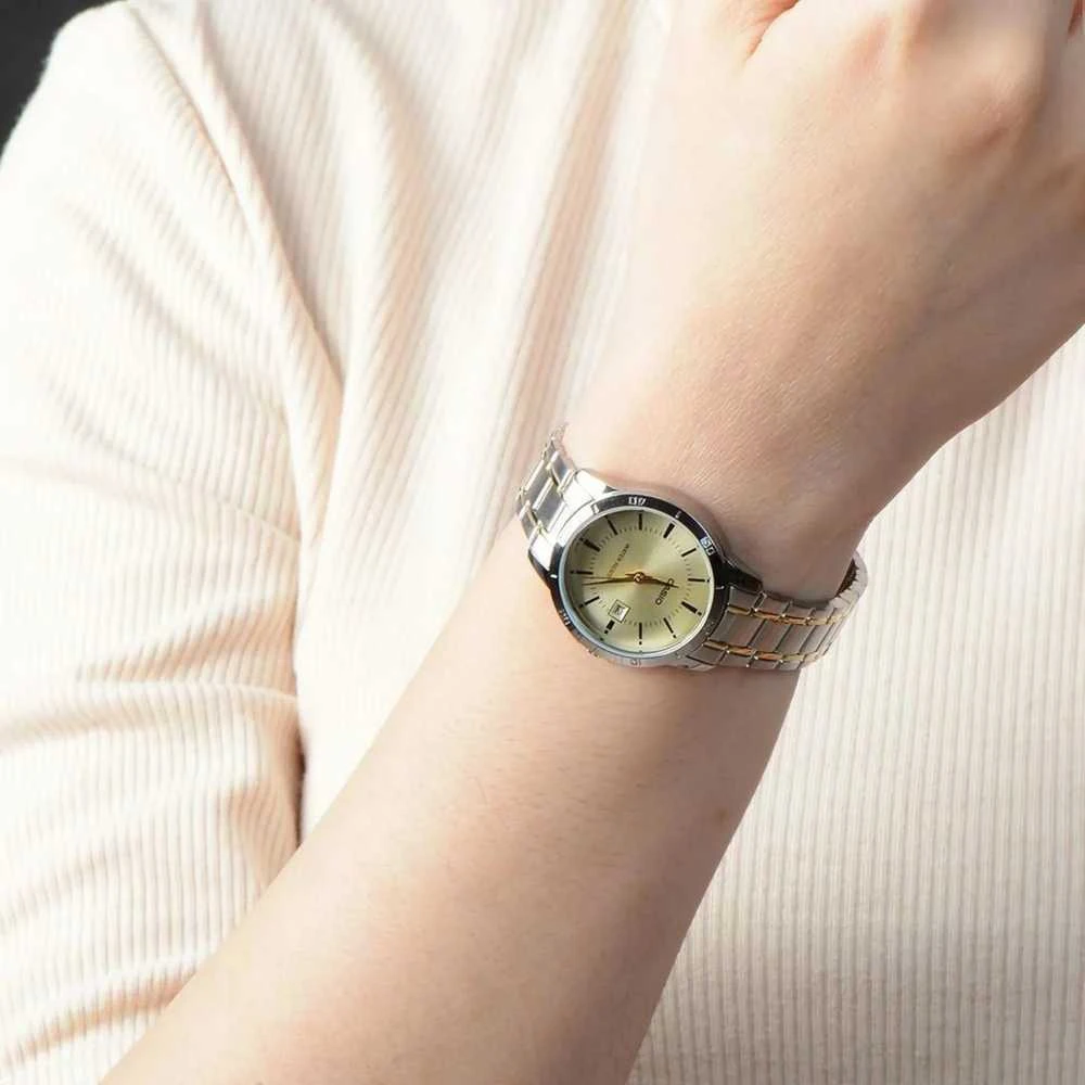 Moteriškas laikrodis CASIO LTP-V004SG-9A (zd568f) + BOX