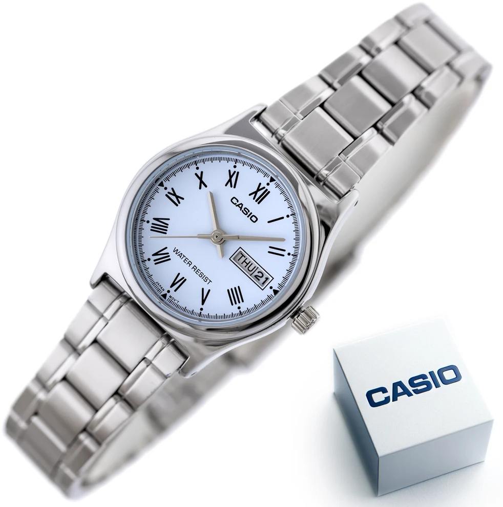 Moteriškas laikrodis CASIO LTP-V006D-2B (zd587j) + DĖŽĖ