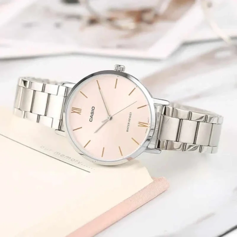 Dajar Moteriškas laikrodis CASIO LTP-VT01D-4B + BOX (zd613m)