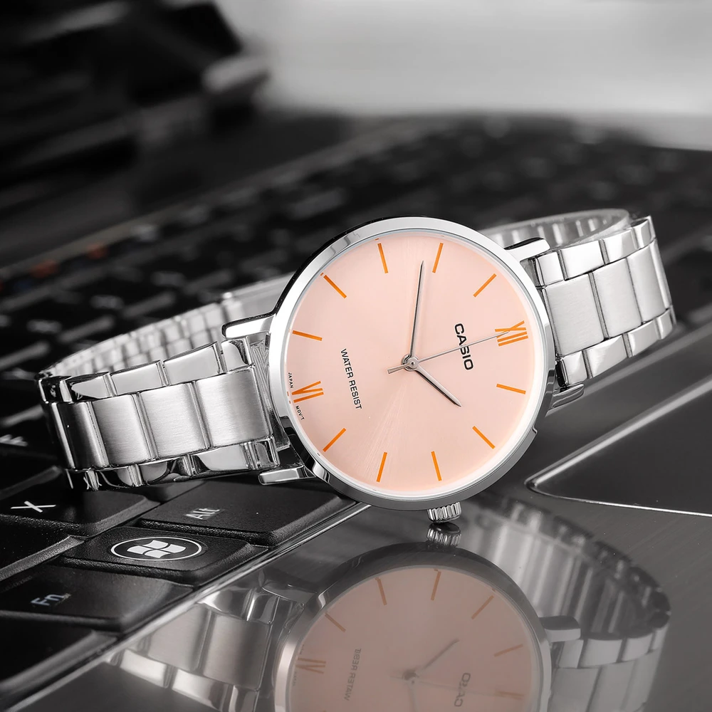 Dajar Moteriškas laikrodis CASIO LTP-VT01D-4B + BOX (zd613m)